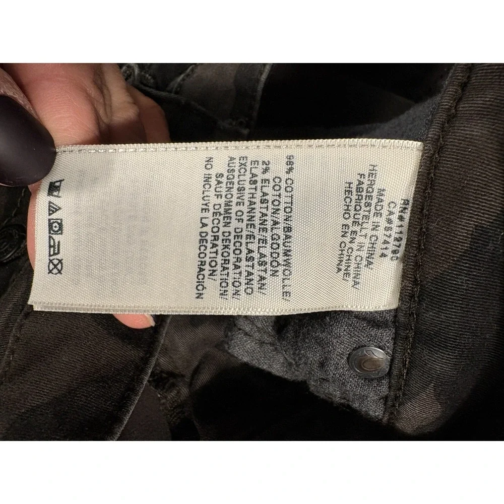 True Religion Mens Jeans Super Skinny Brown Camo Back Flaps 32x28 - Picture 6 of 9